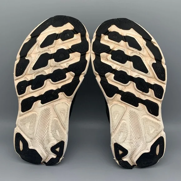 Hoka One Clifton 9 Black White Running Shoes Women’s Sz 8.5 - Picture 10 of 10